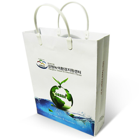 녹색환경_종이쇼핑백 (260*110*380mm) | 종이쇼핑백(사출끈) 판촉물 제작