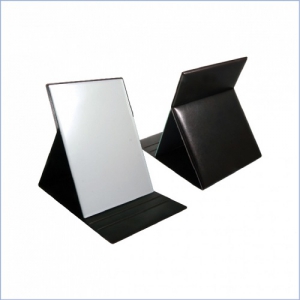 ST-453(대) PU접이식 스탠드사각거울 | 거울 판촉물 제작