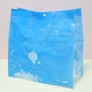 비닐가방_두꺼운 비닐 손잡이백 (385*165*370mm) | 비닐쇼핑백(맞춤) 판촉물 제작