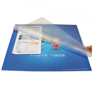 PVC 칼라 2중 데스크매트 (400*300mm) | 가죽 레쟈 PVC패드 판촉물 제작