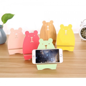 곰돌이 휴대폰 거치대 (13*8cm) | 소모임 기념품 제작 큐레이션 제작
