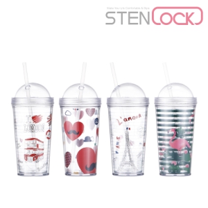 빨대컵(돔) 500ml