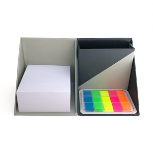 큐브_포스트잇 메모함(85*85*85mm) 300매 | 포스트잇 떡메모지 판촉물 큐레이션 제작