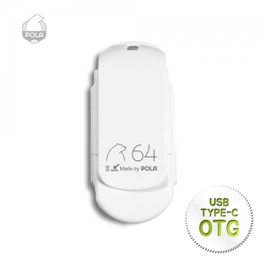 폴라(POLA) CA720 USB-C OTG메모리 white (4GB~128GB) | OTG USB메모리 판촉물 제작