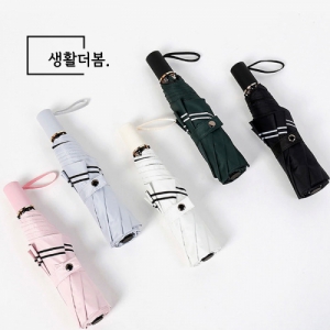 모던더블라인 3단 양우산 접이식 우산 양산 ( 27*6.2cm,8k) | 소모임 기념품 제작 큐레이션 제작
