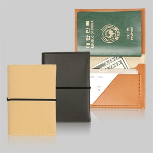 클래식 레더 여권지갑 (100*140mm) | 여권지갑 판촉물 제작