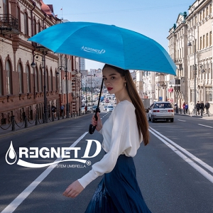 [REGNET]레그넷D.국내 유일한 자동으로 접히는 친환경  거꾸로우산 | 장우산 판촉물 제작
