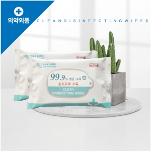 크린소독티슈 (CDM10) 10매 의약외품 | 위생용품 건강용품 판촉물 큐레이션 제작