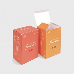 종이박스 FREE ME(62*49*93mm) | 단상자 제작 판촉물 제작