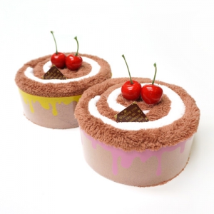 초코크림 케익수건 | 캐릭터 케익타올 답례품 제작
