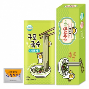 간편한 구포 시금치잔치국수(1인분) | 국수 건강죽 혼합쌀 판촉물 제작