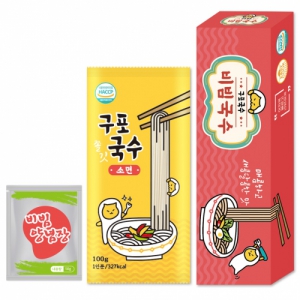 간편한 구포 비빔국수(1인분) | 국수 건강죽 혼합쌀 판촉물 제작