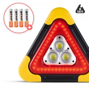 세이프 X 엑스 차량용 LED 안전삼각대 대형 BIG SIZE 비상 경고등 (268x242x42mm) | 구급안전용품 판촉물 제작
