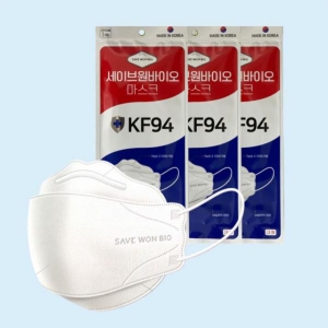 세이브원바이오 KF94 마스크 국산마스크 1매 (8x20cm) | KF94 KF80 KF-AD 판촉물 제작