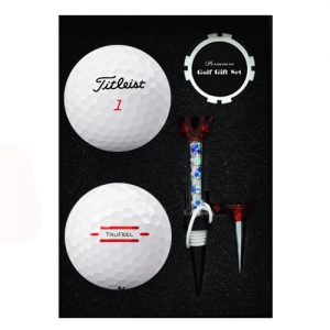 타이틀리스트 트루필 2구 볼마커칩 자석티세트 (95*135*45mm) | 골프용품세트 판촉물 제작