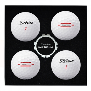 타이틀리스트 트루필 4구 볼마커칩세트 (135*135*45mm) | 골프용품세트 판촉물 제작