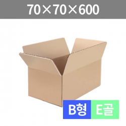골판지박스 B형/E골 (70x70x600mm/톰슨) | 골판지박스(제작) 판촉물 큐레이션 제작