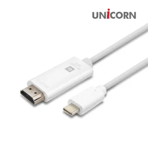유니콘 C타입 to HDMI 컨버터 케이블 TM-MHL-7000C (1.8M) | 충전케이블 판촉물 제작