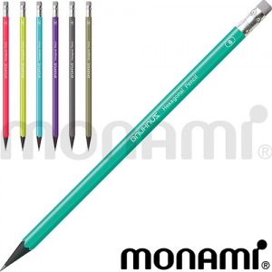 모나미 바우하우스 육각지우개연필(HB,B,2B) (7*189mm) | 연필 판촉물 제작