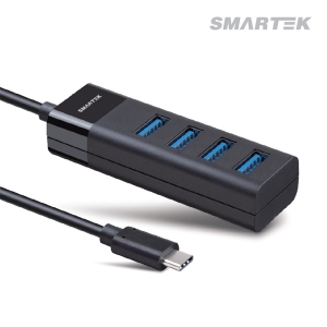스마텍 C to 3.0 USB 4포트 허브 ST-UH100 | USB허브 어댑터 판촉물 제작