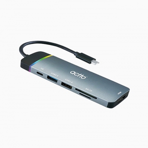 [엑토] 레인보우 타입C 멀티 허브 CRH-20 | USB허브 어댑터 판촉물 제작
