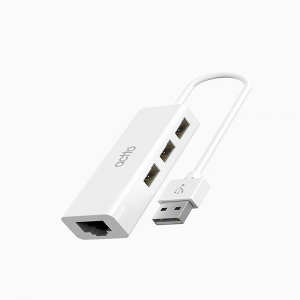 [엑토] 2 in 1 USB LAN 어댑터 허브 콤보 HUBL-01 | USB허브 어댑터 판촉물 제작