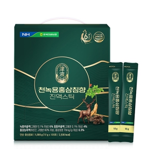 충북인삼농협 동의삼 천녹용 홍삼침향 진액스틱 10g 100포 AG028 | 건강식품세트 판촉물 제작