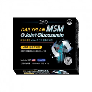 에버그린	데일리플랜 MSM+조인트 글루코사민 1,800mg x 120정