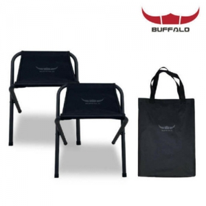 버팔로 BURRALO BBQ 라이트체어 블랙 2P세트/접이식 캠핑의자 | 캠핑용품 판촉물 큐레이션 제작