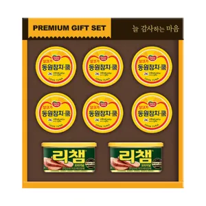 동원 행복 9호 (쿡 참치 85g x 6, 리챔 200g x 2) | 선물세트 판촉물 제작