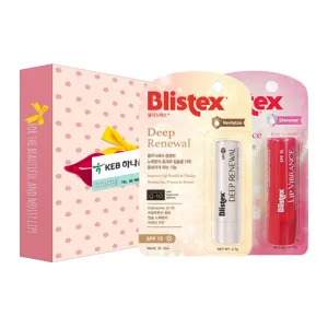 블리스텍스 립밤 1호 (딥 리뉴얼 립밤 3.7g x 1, 립 바이브런스 립밤 3.69g x1 ) | 립밤 틴트 판촉물 제작