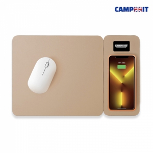 캠브리트 무선충전 마우스패드 분리형 White Light | 컴퓨터용품 판촉물 큐레이션 제작