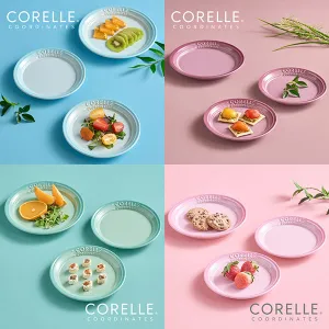 코렐_코디네이츠 브리즈스톤 접시 3P | 그릇 접시 쟁반 판촉물 제작