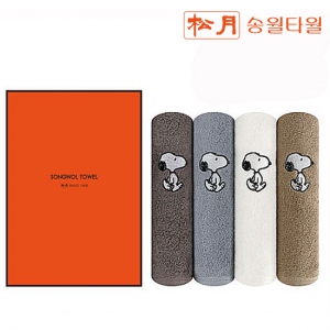 송월타월 스누피리버세면타월2매 세트(선물포장포함)