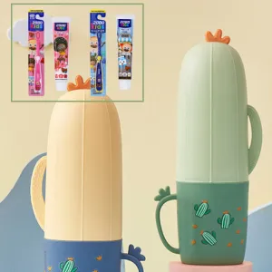 선인장 칫솔통 칫솔 치약 양치컵 칫솔 케이스 키즈 세트 | 치약 칫솔 구강청결 판촉물 제작