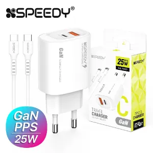 [���ǵ�] ������ 25W(PD3.0+QC3.0) 2��Ʈ PPS �ʰ��� �и��� ������(CtoC 1.2M 25W ���̺� ����)