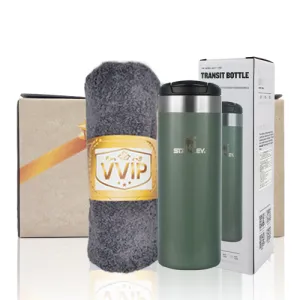 안심생활건강세트55호(스탠리 에어로라이트 473ml+고려황제호텔타올 170g) | 타올선물세트 기획전 판촉물 제작