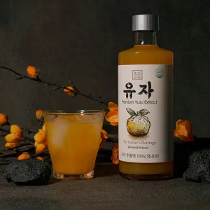 청숨 통째로 갈아만든 생과일 유자 청 360ml | 커피 차 음료 과자 판촉물 제작