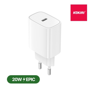 ÄÚ³¢¸® EPIC GaN 20W CŸÀÔ 1Æ÷Æ® Ãʰí¼Ó ÃæÀü±â (ÄÉÀ̺í¹ÌÆ÷ÇÔ)