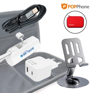 ÆËÆù ÃÊ¹Ì´Ï µµÅ·Çü º¸Á¶¹èÅ͸® 4in1Ãʰí¼ÓÃæÀü ÄÉÀ̺í(60w) 360µµ ¸ÞÅ» ȸÀü°ÅÄ¡´ë(½º¸¶Æ®Æù/Å×ºí¸´) ¿©Çà¿ë ÆÄ¿ìÄ¡ ¼±¹° ¼¼Æ® CS53-2