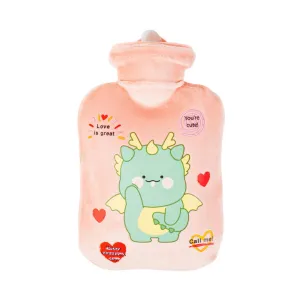 [커스텀굿즈] 라이트 부드러운 벨벳 보온 물주머니 500ml