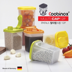 [쿠비녹스]  멀티캡 6종 12p 포켓용기 CO-04-21
