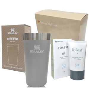 스탠리 브생건215호(스탠리 파인트컵473ml + 유한킴벌리 에센스 포레스트 선크림)