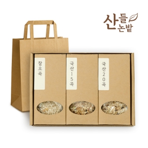 산들논밭 국산혼합 3종세트