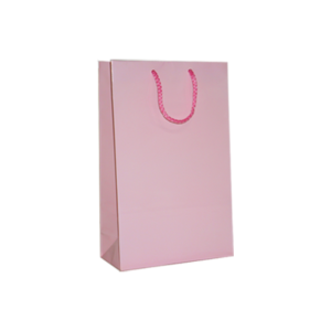 기성 종이쇼핑백 7호(핑크) (1묶음-100EA)(150x70x230mm)