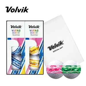 [Volvik] 볼빅 VISTA3 카모360 6구 | 골프공 판촉물 제작