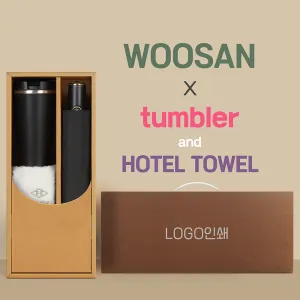 가르시아 3단60 10K 초고밀도 완전자동우산 +스마트온도계 카페텀블러+협립호텔코마170타월-세트 | 텀블러 우산 선물세트 판촉물 제작