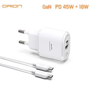 µå¸®¿Â °¡Á¤¿ë GaN PD 45W 2±¸ 1.5m CtoC ÄÉÀ̺í