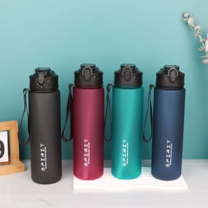 750ml 대용량 심플 보틀 빨대 포함