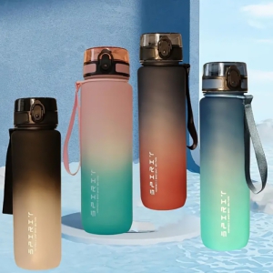 1000ml 대용량 그라디언트 컬러 스포츠 물병